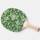 Raquette De Ping Pong Une damassé florale antique (Côté)