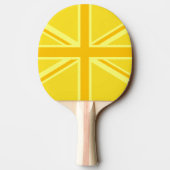 Raquette De Ping Pong Union Jack jaune vif (Dos)