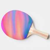 Raquette De Ping Pong Unique tendance Rose bleu vert vert vert abstrait (Côté)