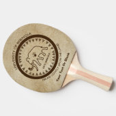 Raquette De Ping Pong Université de Beringia Mammoth (Côté)