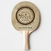 Raquette De Ping Pong Université de Beringia Mammoth (Devant)