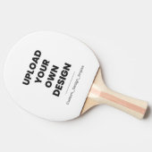 Raquette De Ping Pong Upload Your Own Design Here | Custom Template (Côté)