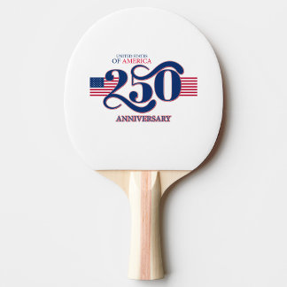 Raquette De Ping Pong USA 250 Patriotic Ping Pong Paddle  
