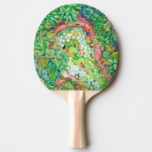 Raquette De Ping Pong Vacay tropical (Devant)