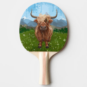 Raquette De Ping Pong Vache Ping Pong Highland