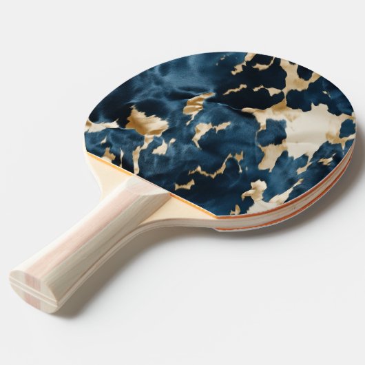 Raquette De Ping Pong Vachette dorée Brown de l'Ouest (Devant Angle)