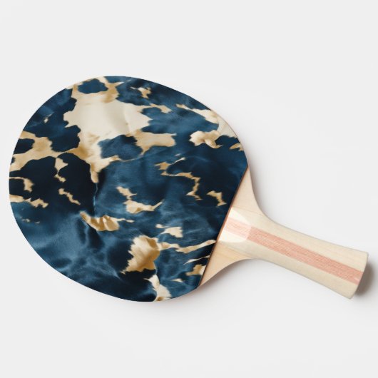 Raquette De Ping Pong Vachette dorée Brown de l'Ouest (Côté)