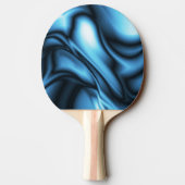 Raquette De Ping Pong Vague de soie bleue (Dos)