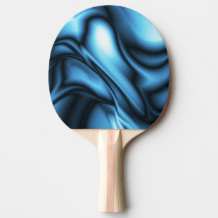Raquette De Ping Pong Vague de soie bleue