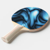 Raquette De Ping Pong Vague de soie bleue (Devant Angle)