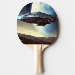 Raquette De Ping Pong Vaisseau orbitant SF (2)