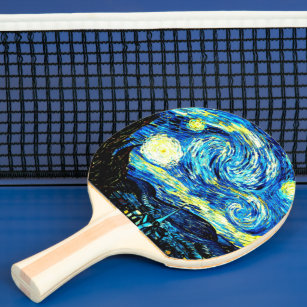Raquette De Ping Pong Van Gogh - Nuit étoilée