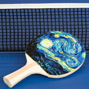 Raquette De Ping Pong Van Gogh - Nuit étoilée