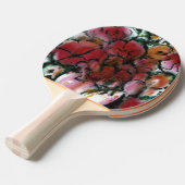 Raquette De Ping Pong "Vase rose" Ping Pong Paddle (Devant Angle)