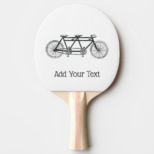 Raquette De Ping Pong Vélo vintage Conçu Pour Deux / Vélo Tandem