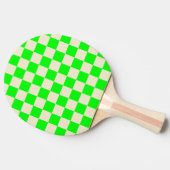Raquette De Ping Pong Vérificateur Neon Green & Cream (Côté)