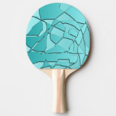 Raquette De Ping Pong Verre brisé sarcelle (Devant)