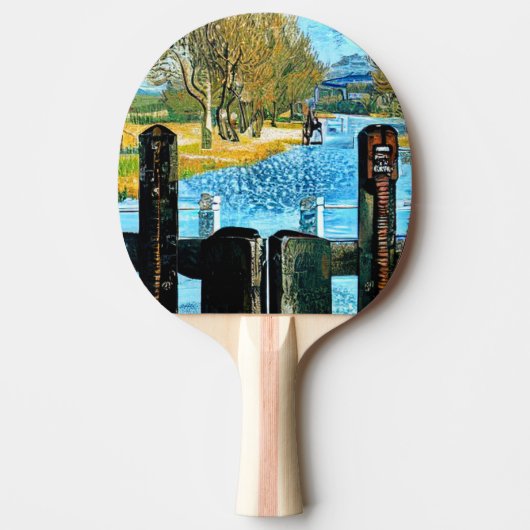 RAQUETTE DE PING PONG VERROUILLAGE DE BATEAU (Devant)