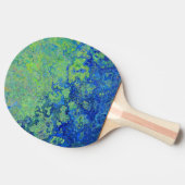 Raquette De Ping Pong Vert bleu (Côté)