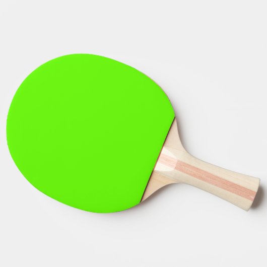 Raquette De Ping Pong Vert clair (couleur solide) (Côté)