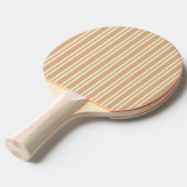 Raquette De Ping Pong Vert Double Rayure Baiser de pêche Couleur (Devant Angle)