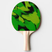 Raquette De Ping Pong Vert et noir (Dos)