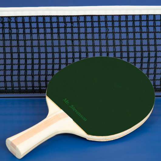 Raquette De Ping Pong Vert foncé texturé (Insitu)