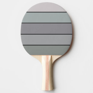 Raquette De Ping Pong Vert Gris Avec Bandes Noires Sur Papier Aquarelle