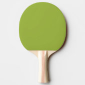 Raquette De Ping Pong vert jaune lime modéré (couleur unie) (Dos)