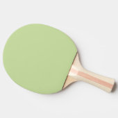 Raquette De Ping Pong Vert pomme pastel uni (Côté)
