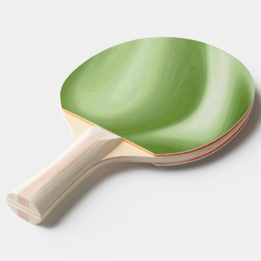 Raquette De Ping Pong Vert tourbillonnant (Devant Angle)
