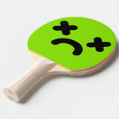 Raquette De Ping Pong Vert Triste (Devant Angle)