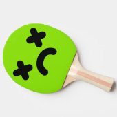 Raquette De Ping Pong Vert Triste (Côté)