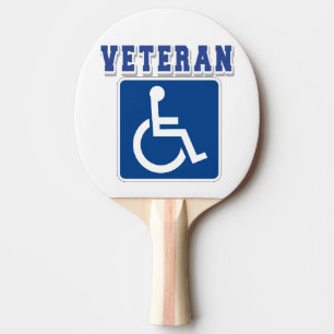 Raquette De Ping Pong Vétérinaire handicapé handicapé