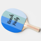 Raquette De Ping Pong Vibes De Plage, Bleues (Côté)
