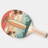 Raquette De Ping Pong Vibes de Surf rétro - Surf & Vagues (Côté)