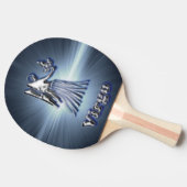 Raquette De Ping Pong Vierge de chrome (Côté)