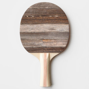 Raquette De Ping Pong Vieux mur extérieur en bois Patiné d'une ferme
