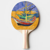 Raquette De Ping Pong Vincent van Gogh - Bateaux de pêche sur la plage (Dos)