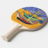 Raquette De Ping Pong Vincent van Gogh - Bateaux de pêche sur la plage (Devant Angle)