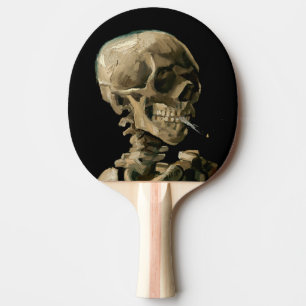 Raquette De Ping Pong Vincent van Gogh - Crâne avec cigarette allumée