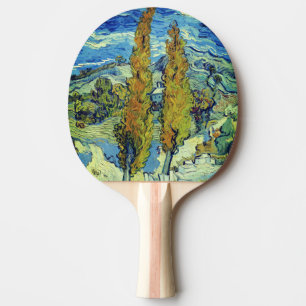 Raquette De Ping Pong Vincent Van Gogh Deux Peupliers à Saint-Rémy
