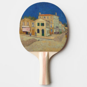 Raquette De Ping Pong Vincent van Gogh - La Maison Jaune / La Rue