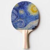 Raquette De Ping Pong Vincent Van Gogh - La nuit étoilée (Dos)