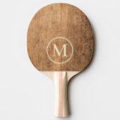 Raquette De Ping Pong Vintage Chopping Block Monogram (Dos)