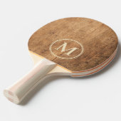 Raquette De Ping Pong Vintage Chopping Block Monogram (Devant Angle)