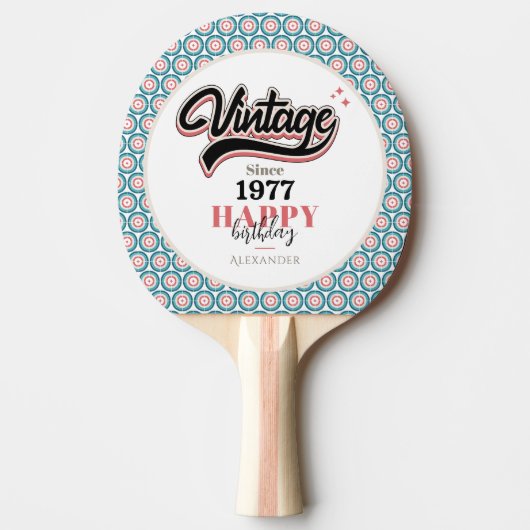 Raquette De Ping Pong Vintage depuis - 1977 (Devant)