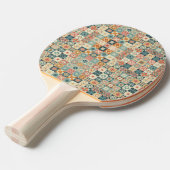 Raquette De Ping Pong Vintage, patchwork, paré (Devant Angle)