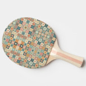 Raquette De Ping Pong Vintage, patchwork, paré (Côté)