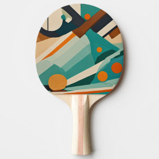 Raquette De Ping Pong Vinyl-munny, sculpture encadrée, transspa superpos